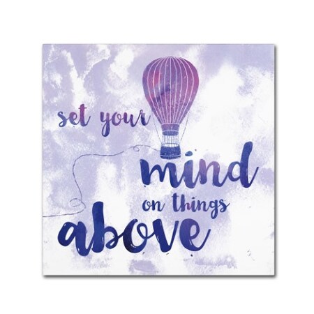 Trademark Fine Art Sarah Adams 'Words of Faith I' Canvas Art, 35x35 WAP01235-C3535GG